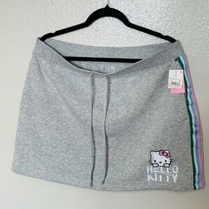 Hello Kitty, Gray athletic skirt, XXL